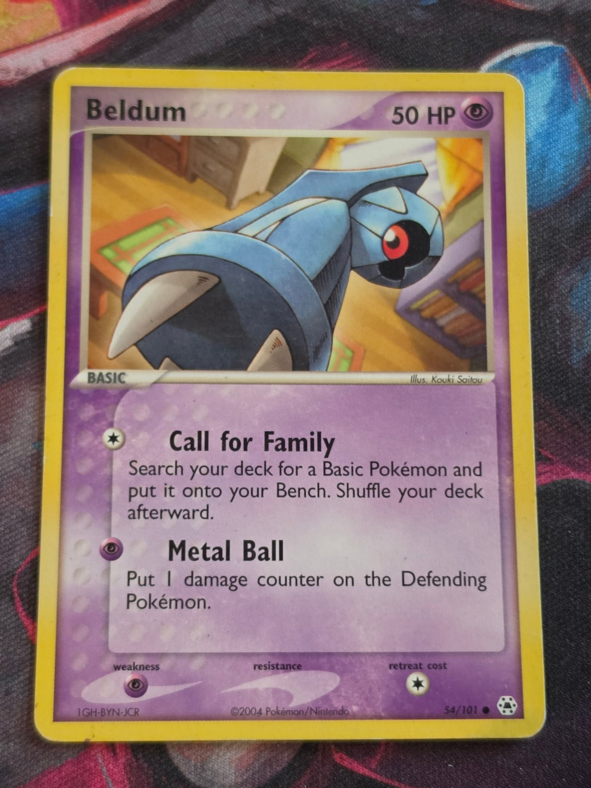 Beldum - 54/101 - EX Hidden Legends - Common - LP - Pokemon