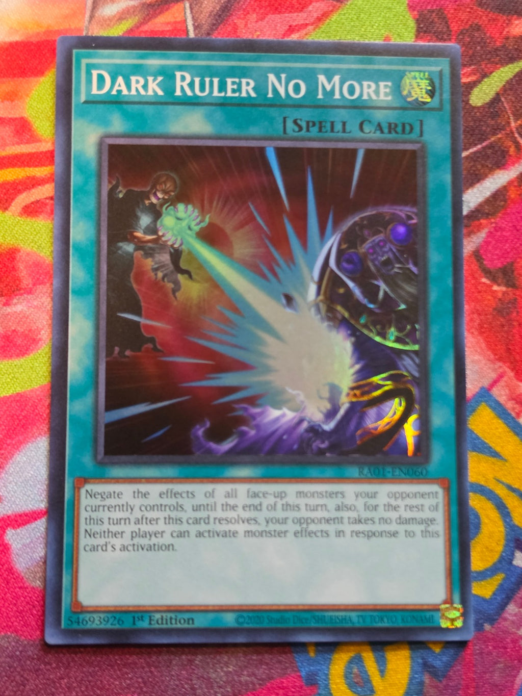 Dark Ruler No More Super Rare 25th Anniversary Rarity Collection RA01-EN060 NM