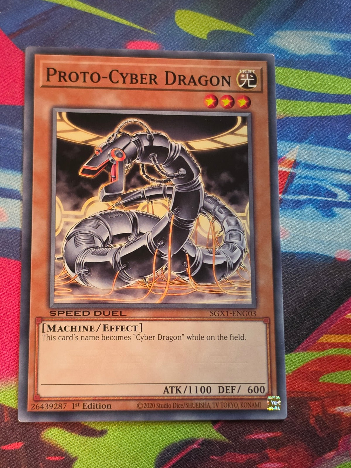 Proto-Cyber Dragon Common Speed Duel GX: Duel Academy Box SGX1-ENG03 1st Edition LP Yu-Gi-Oh!