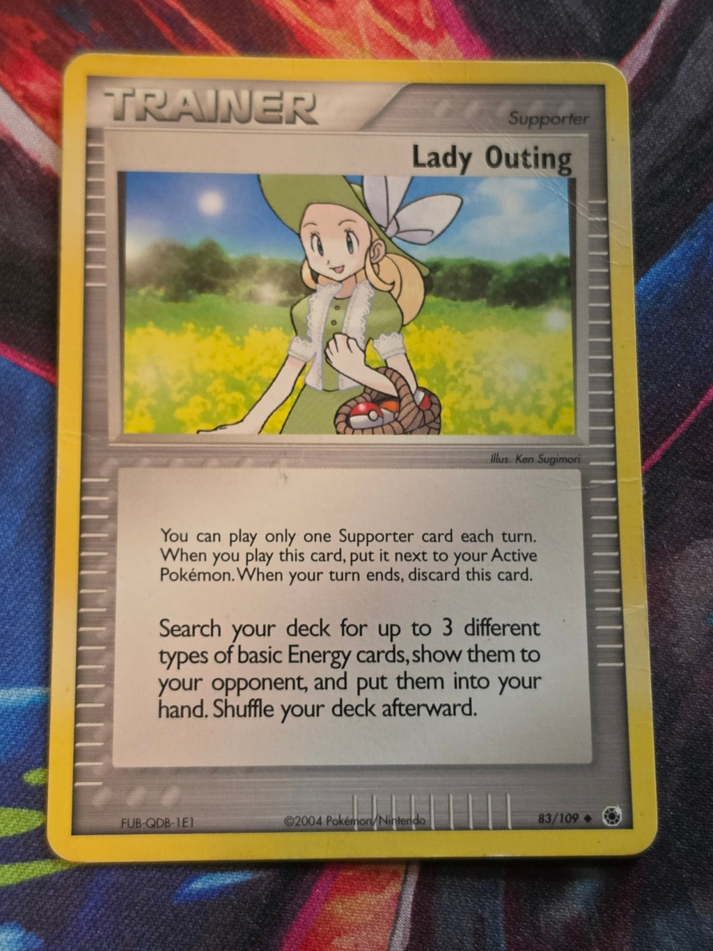 Lady Outing - 83/109 - EX Ruby and Sapphire - Uncommon - DMG - Pokemon