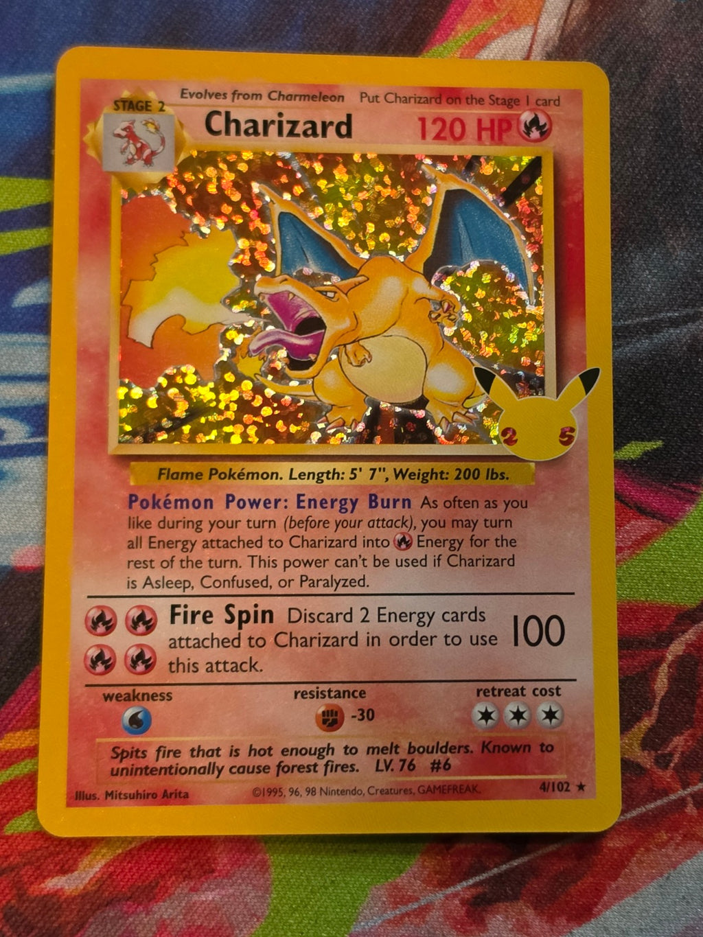 Charizard Classic Collection Celebrations: Classic Collection 4/102 NM Pokemon