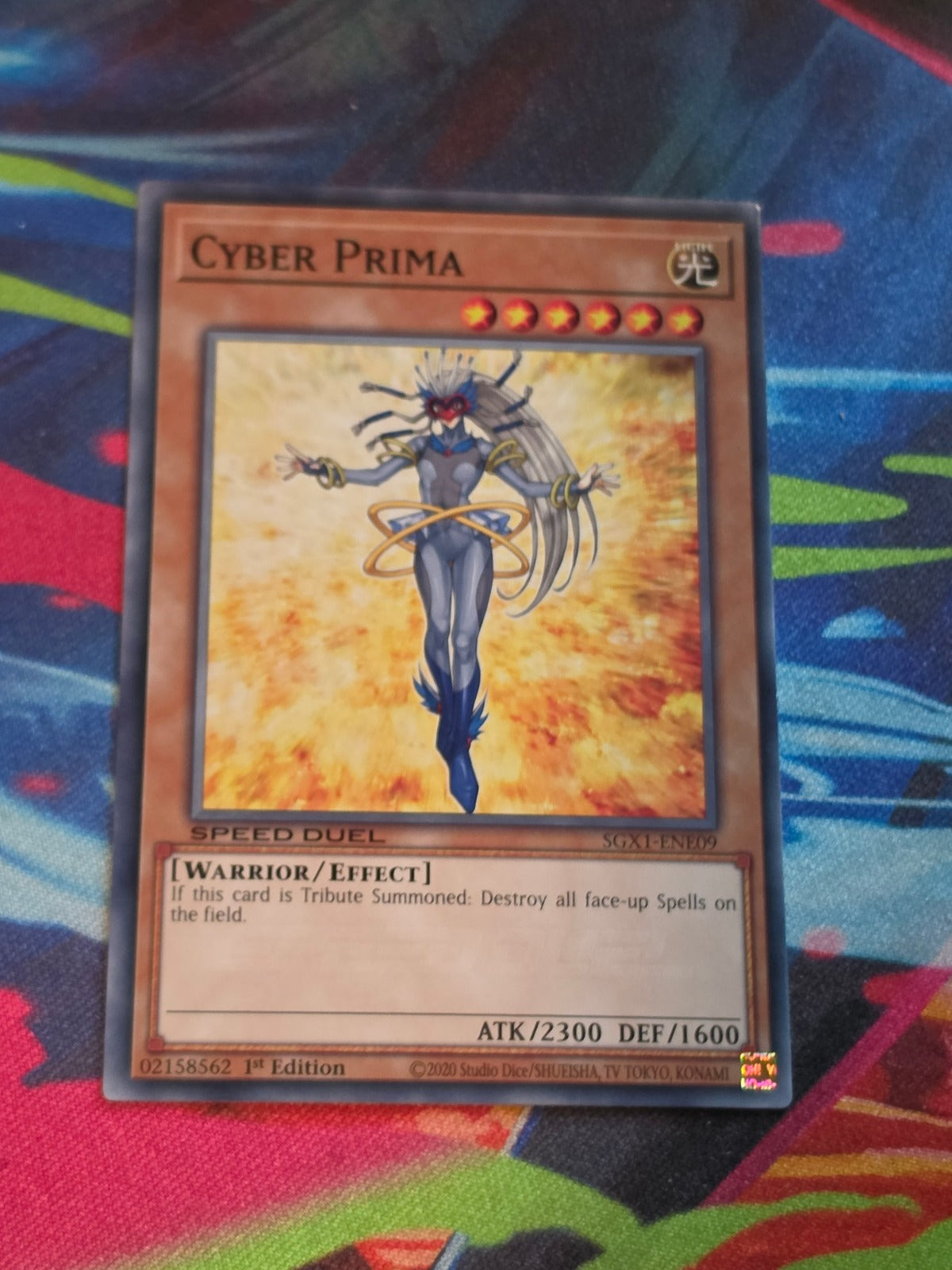 Cyber Prima Common Speed Duel GX: Duel Academy Box SGX1-ENE09 1st Edition 1st Edition LP Yu-Gi-Oh!