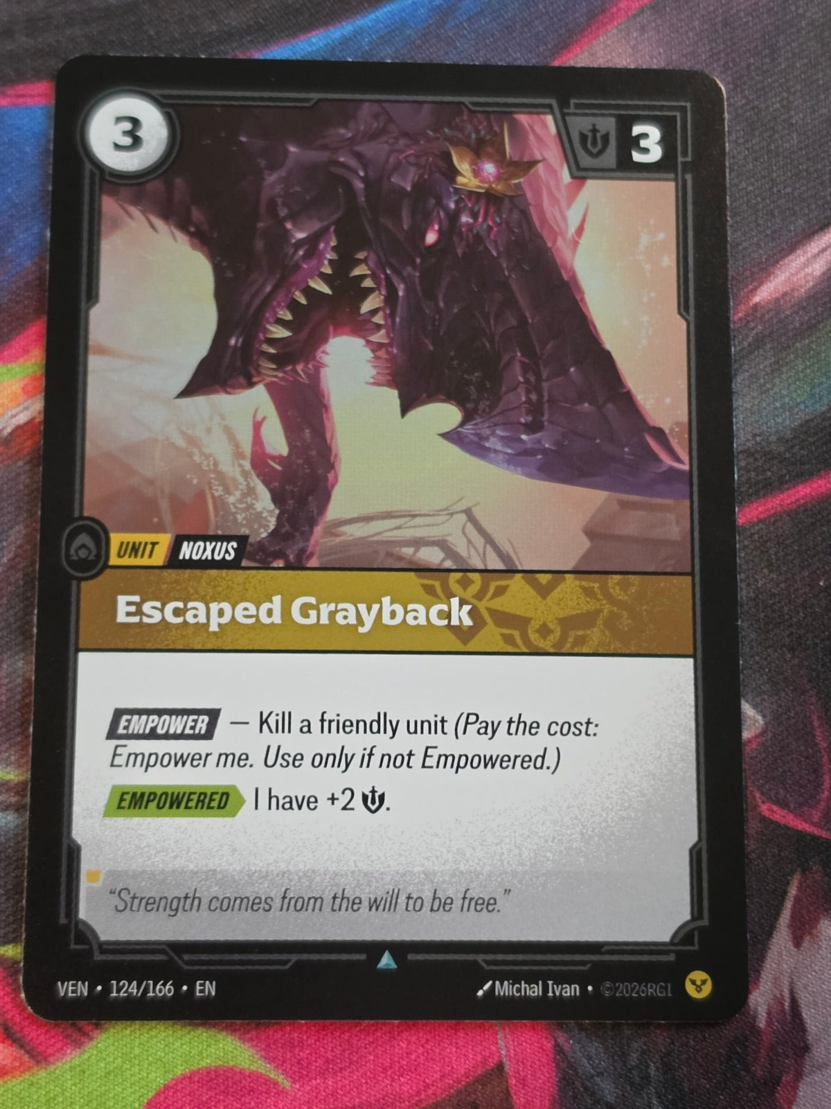 Escaped Grayback - 124/166 - Vendetta - Uncommon - NM