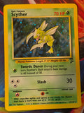 Scyther Holo Rare Base Set 2 017/130 LP Pokemon