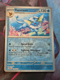 Vaporeon Reverse Holo Rare Scarlet & Violet 151 134/165 NM Pokemon