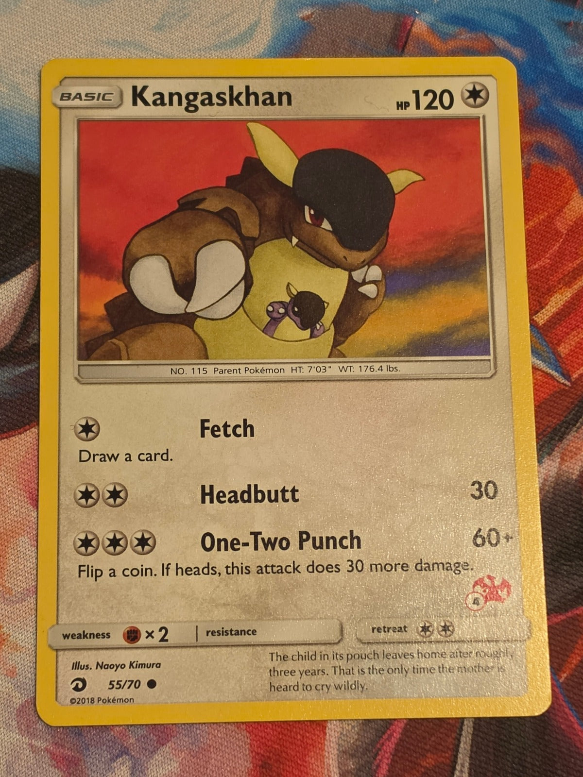 Kangaskhan (#4 Charizard Stamped) Promo Battle Academy 055/070 NM Pokemon