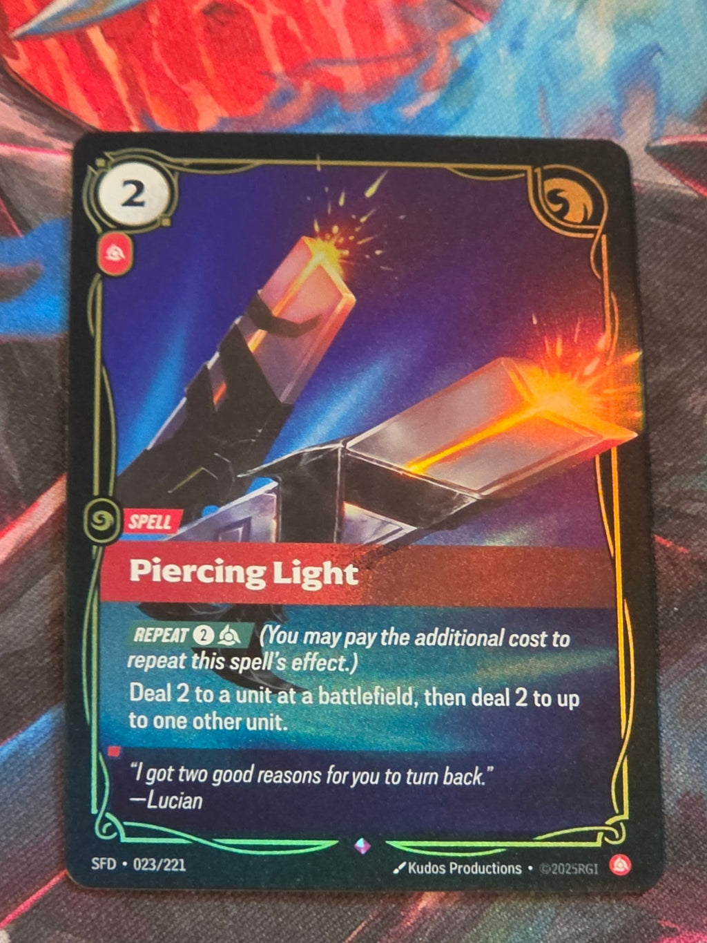 Piercing Light - 023/221 - Spiritforged - Rare - NM
