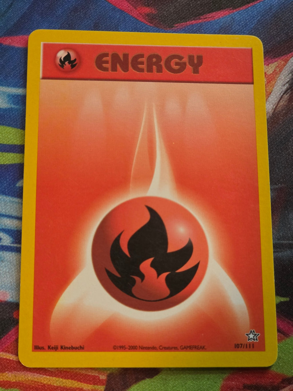 Fire Energy - 107/111 - Neo Genesis - Common - Unlimited - LP Pokemon