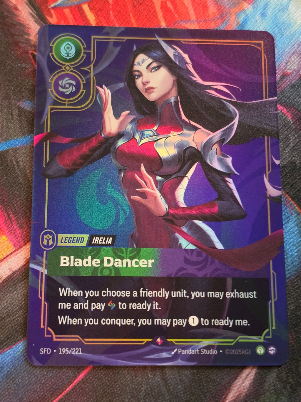Irelia, Blade Dancer - 195/221 - Spiritforged - Rare - NM