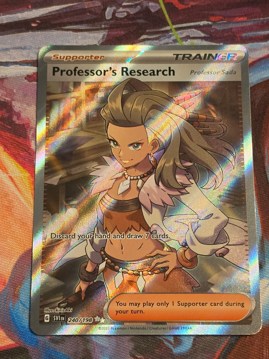Professor's Research [Professor Sada] Ultra Rare SV01: Scarlet & Violet Base Set 240/198 NM Pokemon
