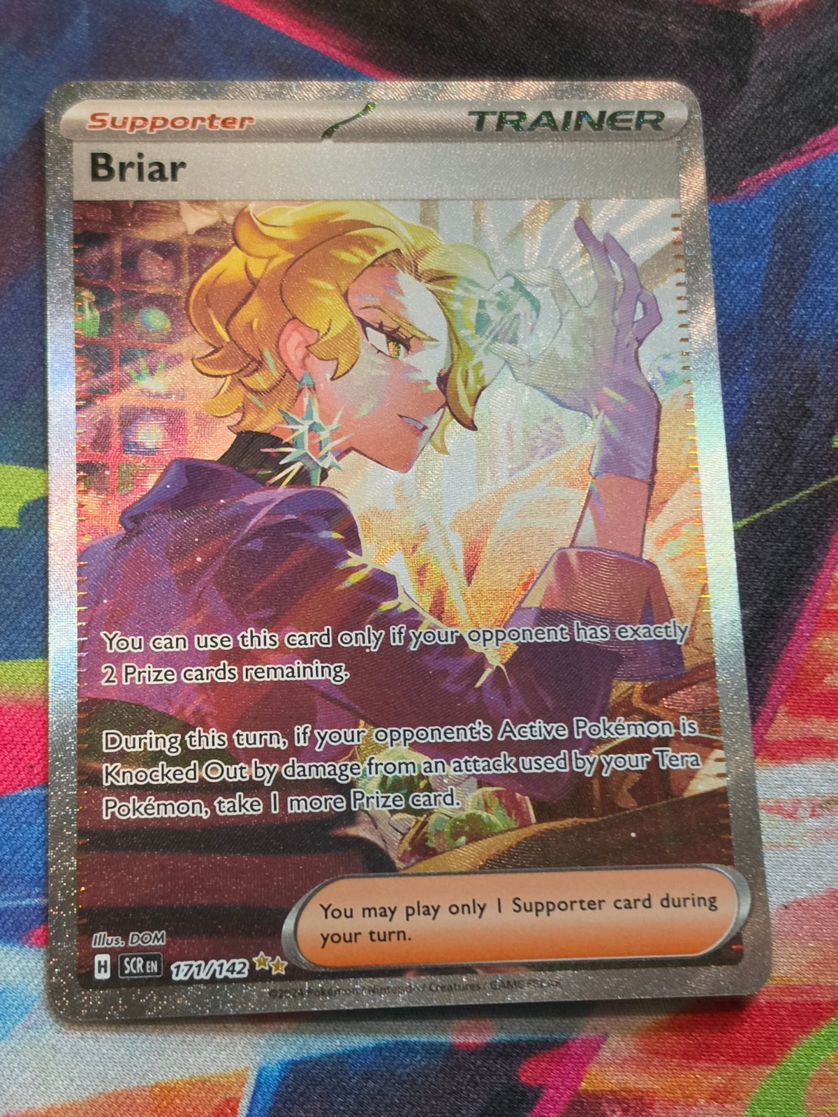Briar Special Illustration Rare Stellar Crown 171/142 NM Pokemon