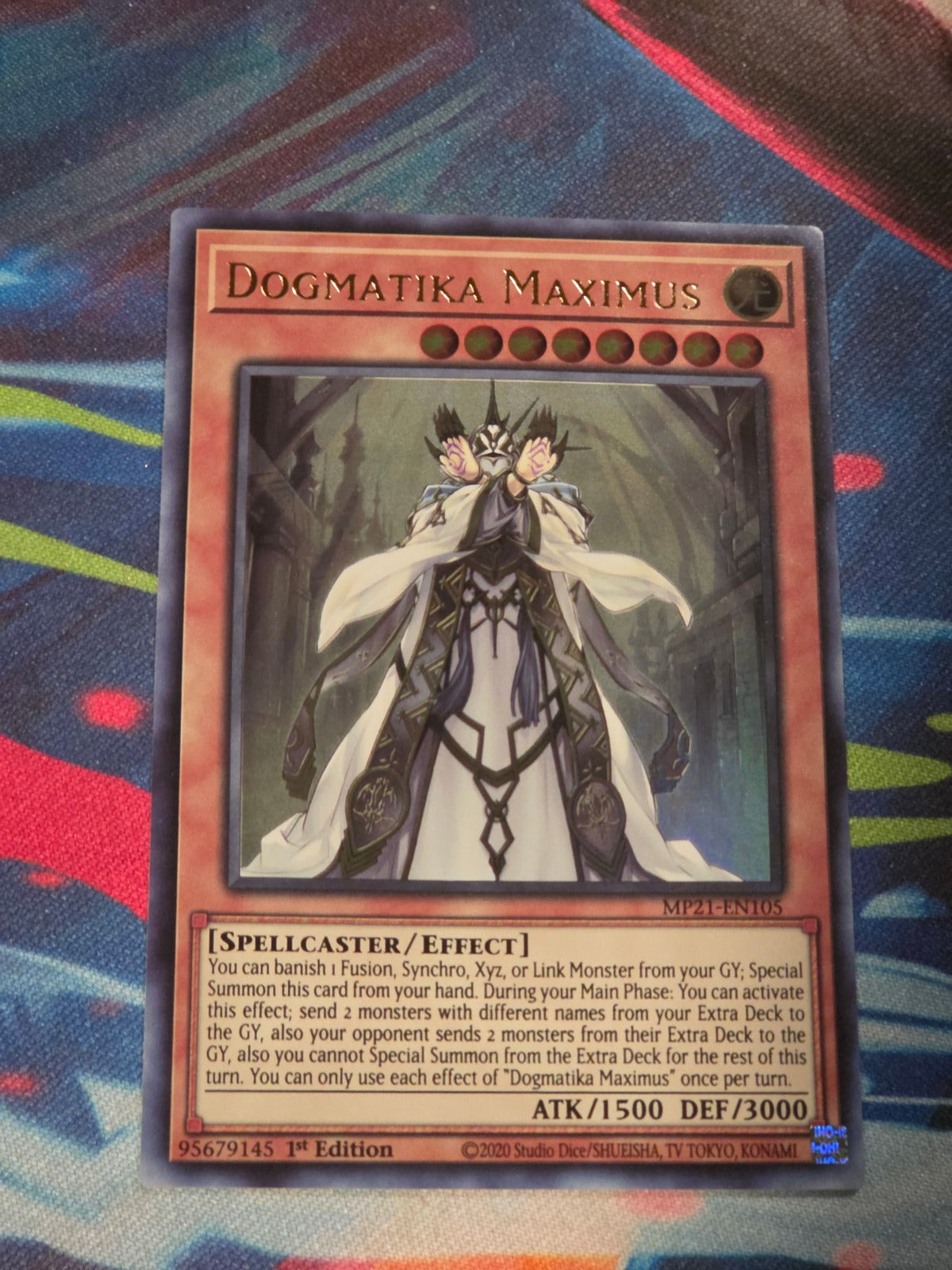 Dogmatika Maximus Ultra Rare 2021 Tin of Ancient Battles MP21-EN105 1st Edition LP Yu-Gi-Oh!