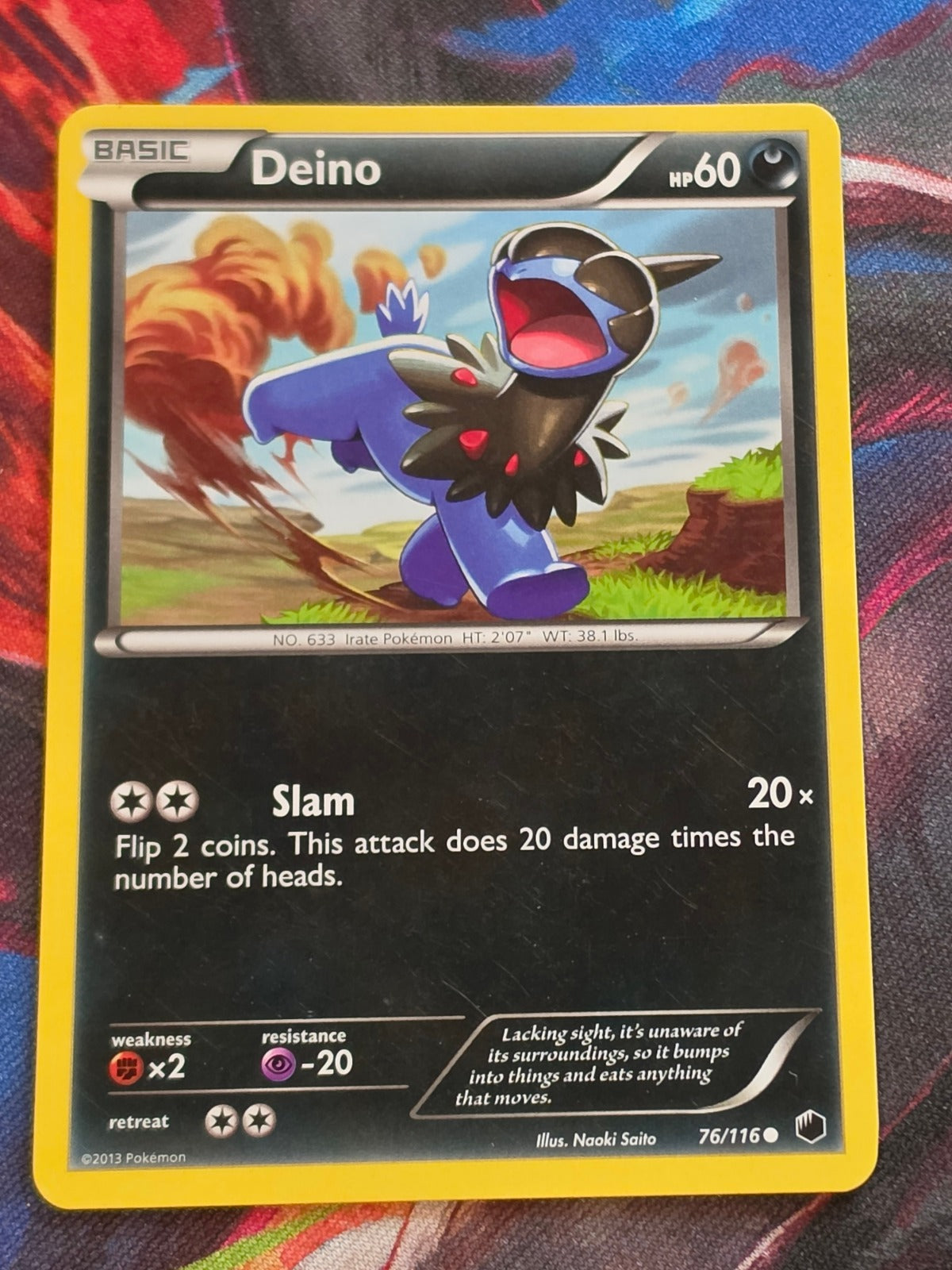 Deino (76) - 76/116 - Plasma Freeze - Common - LP - Pokemon