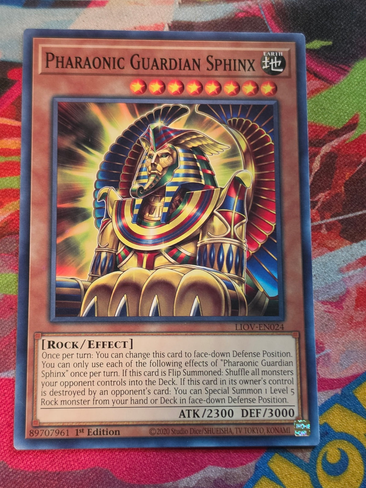 Pharaonic Guardian Sphinx Common Lightning Overdrive LIOV-EN024 LP