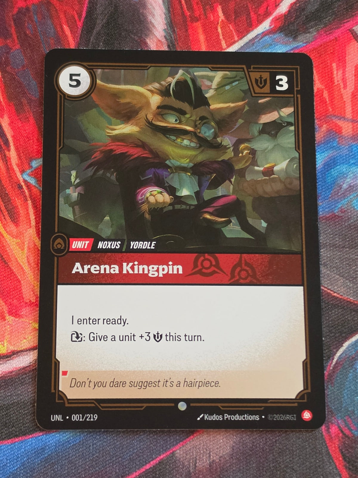 Arena Kingpin - 001/219 - Unleashed - Common - NM