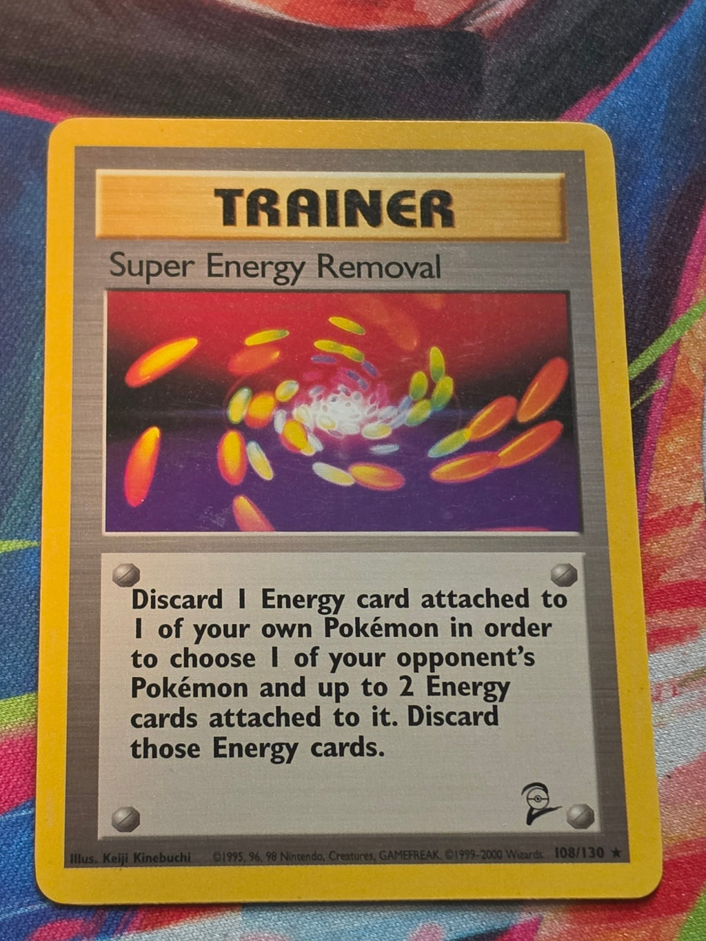 Super Energy Removal Rare Base Set 2 108/130 LP Pokemon