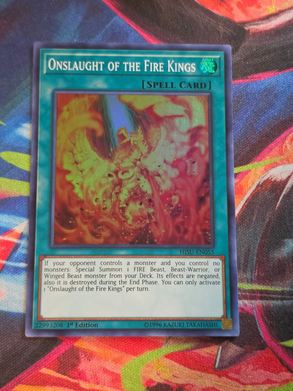 Onslaught of the Fire Kings Super Rare Hidden Summoners HISU-EN055 LP