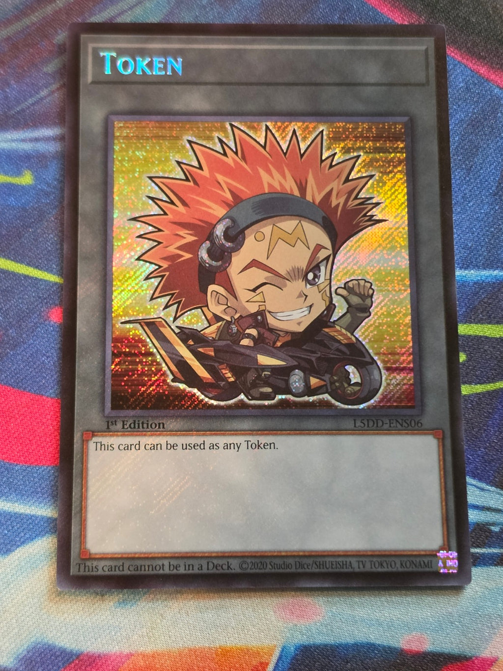 Token (Crow) Secret Rare Legendary 5D's Decks L5DD-ENS06 LP