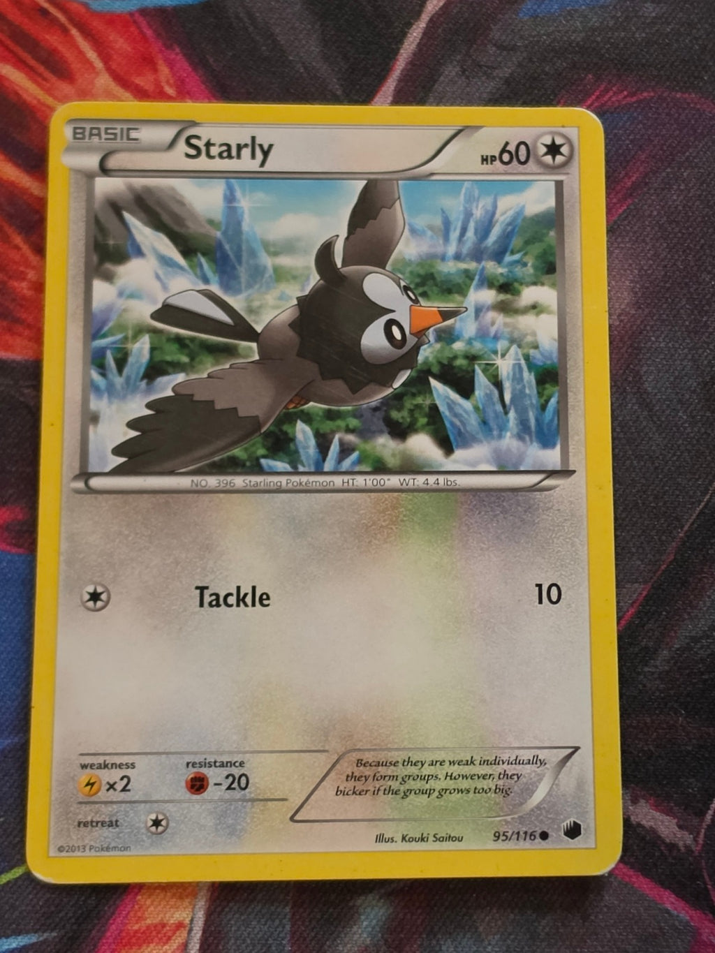 Starly - 95/116 - Plasma Freeze - Common - MP - Pokemon