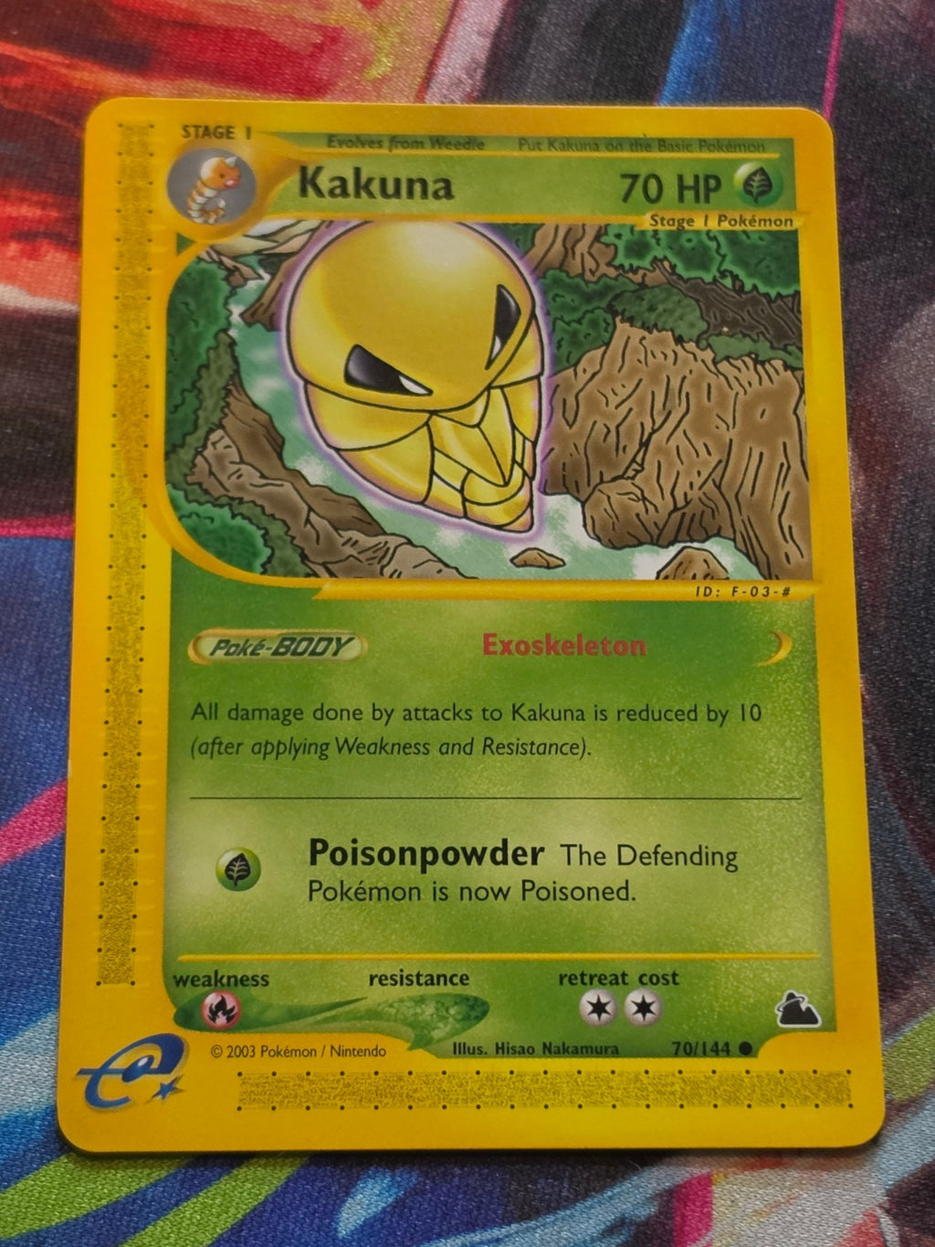 Kakuna Common Skyridge 070/144 NM-/LP+ Pokemon