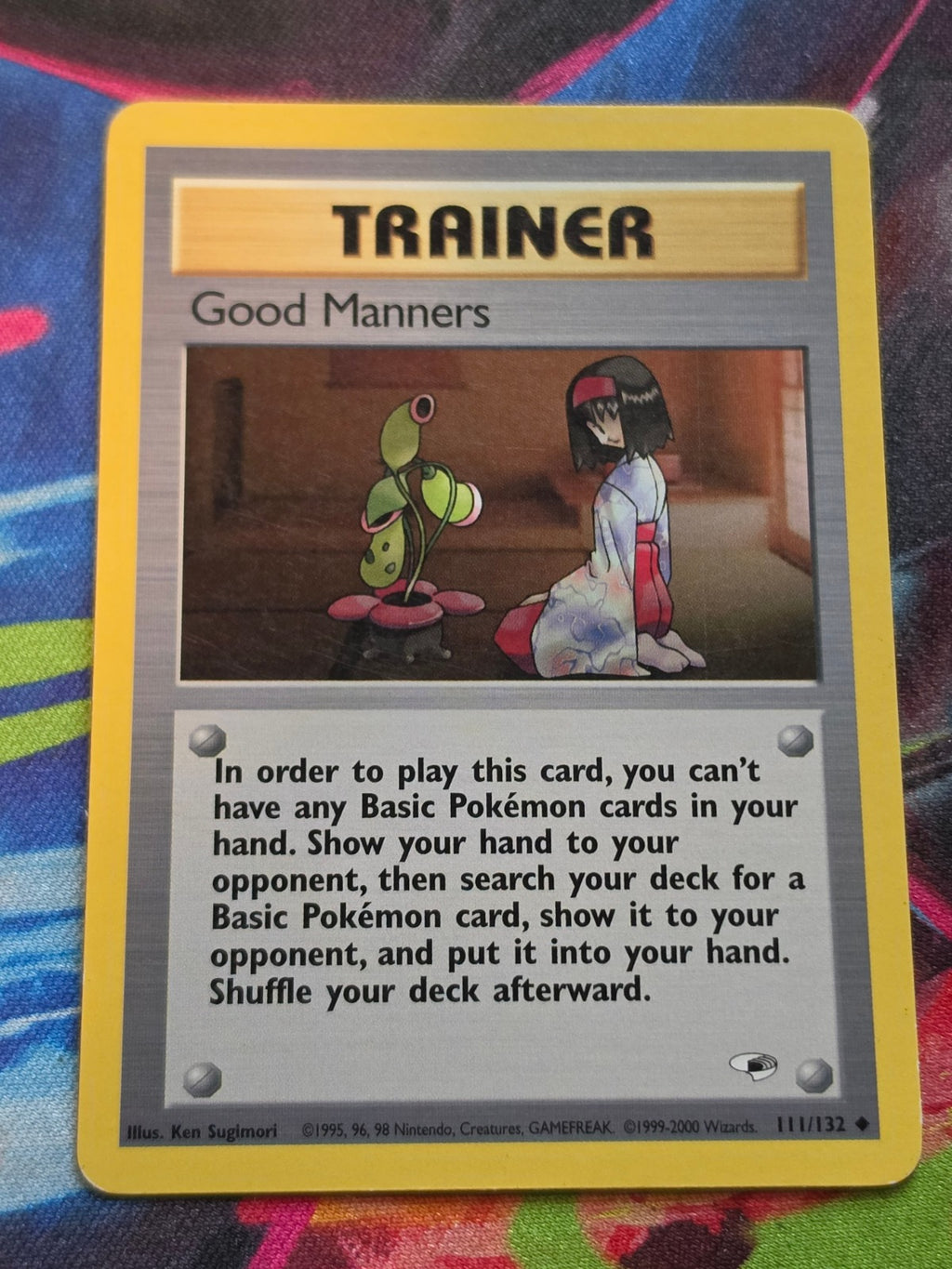 Good Manners - 111/132 - Gym Heroes - Uncommon - Unlimited - LP Pokemon