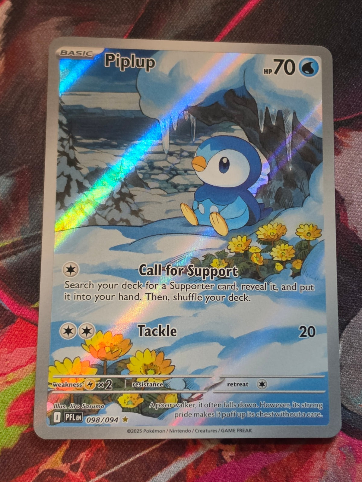 Piplup Illustration Rare Phantasmal Flames 098/094 NM Pokemon