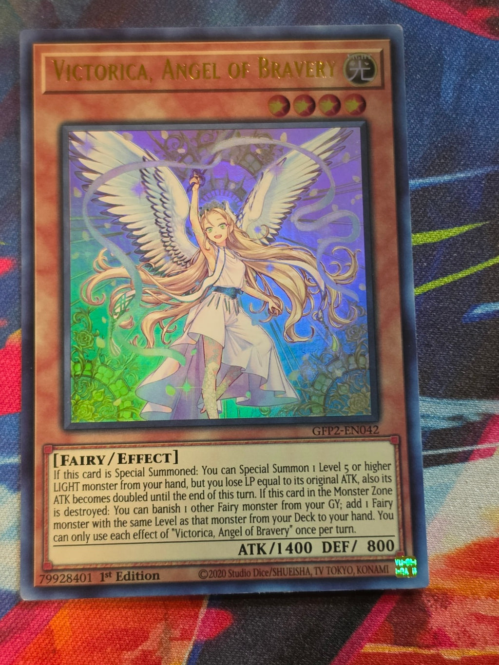 Victorica, Angel of Bravery Ultra Rare Ghosts From the Past: The 2nd Haunting GFP2-EN042 LP