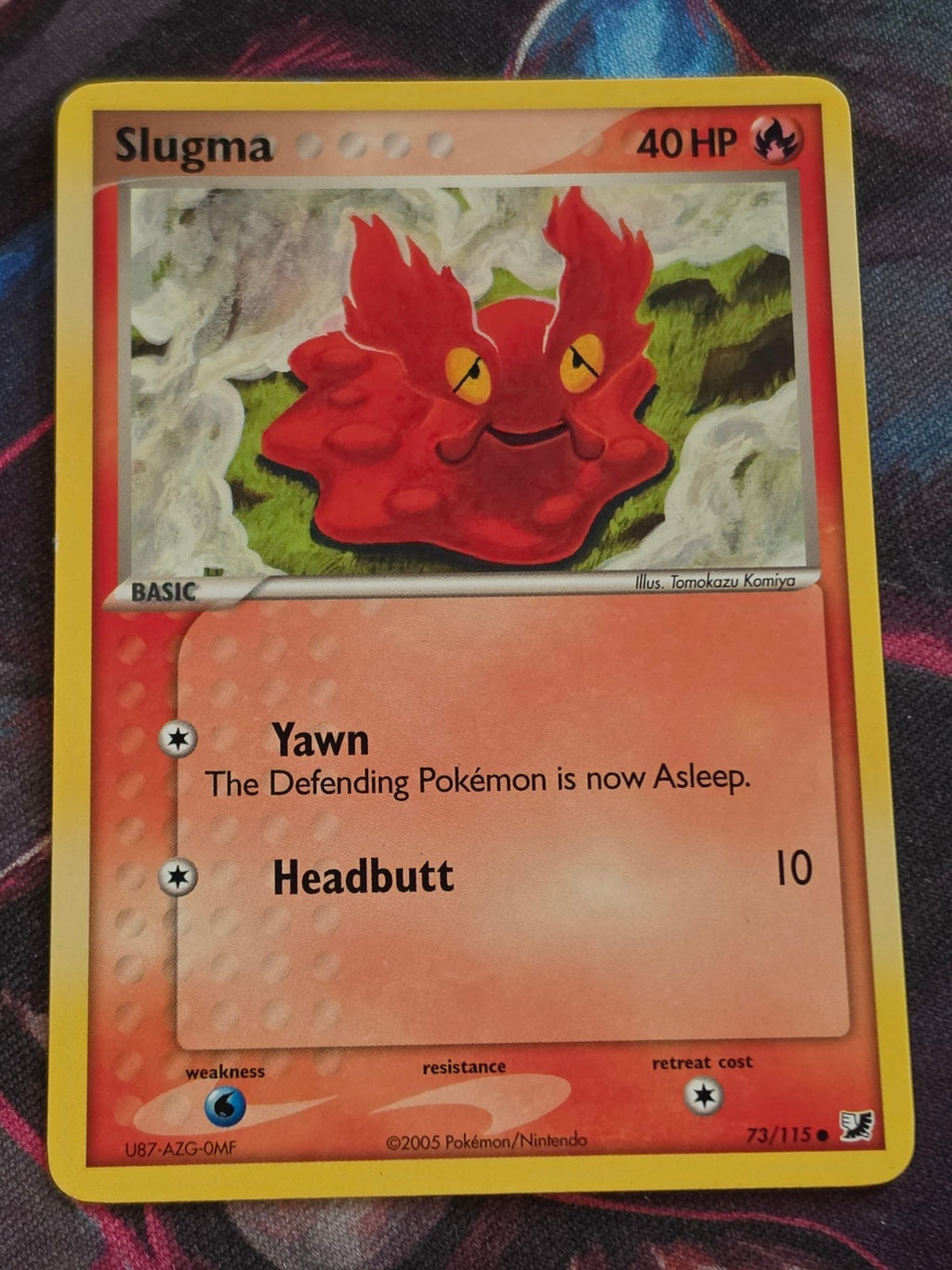 Slugma - 73/115 - EX Unseen Forces - Common - LP - Pokemon