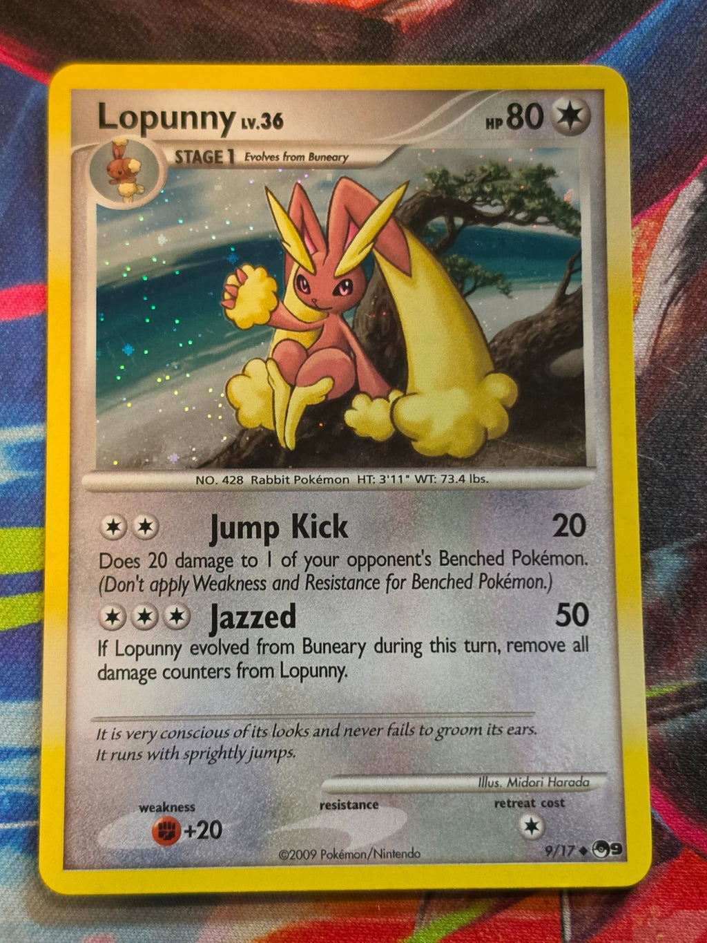 Lopunny Uncommon POP Series 9 009/017 NM-/LP+ Pokemon