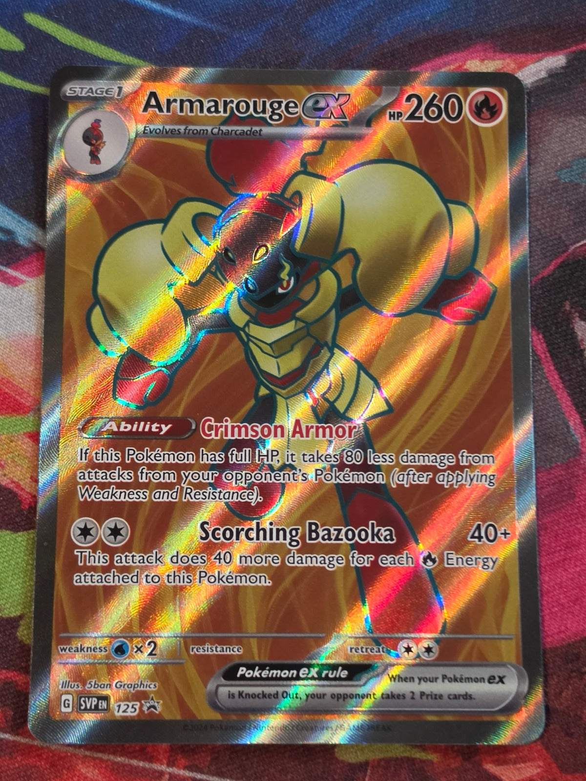Armarouge ex - 125 - SV: Scarlet & Violet Promo Cards - Promo - NM Pokemon
