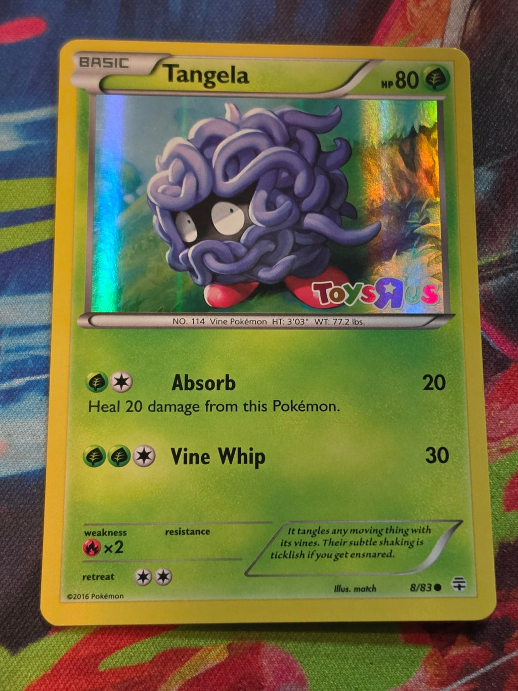 Tangela (Toys R Us Promo) Miscellaneous Cards & Products 8/83 NM-/LP+ Pokemon