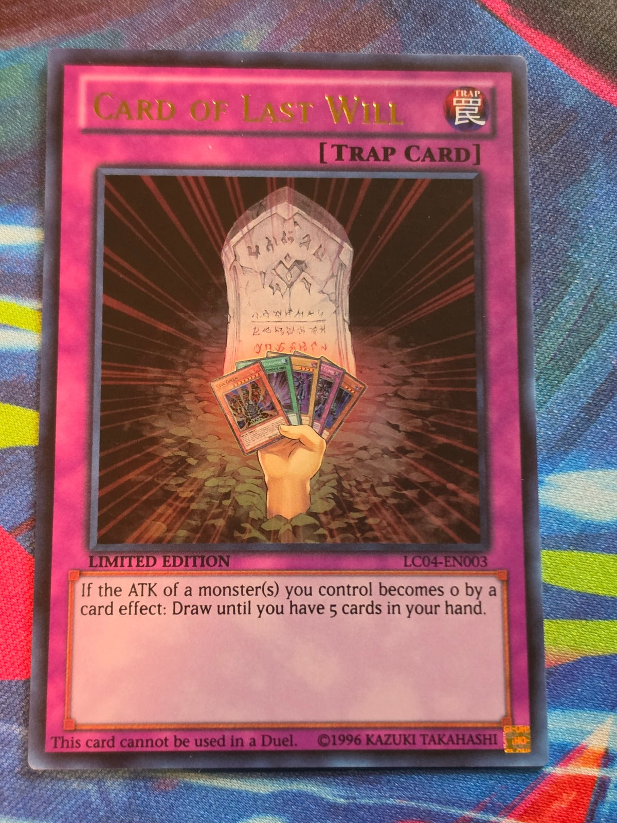 Card of Last Will Ultra Rare Legendary Collection 4: Joey's World LC04-EN003 LP
