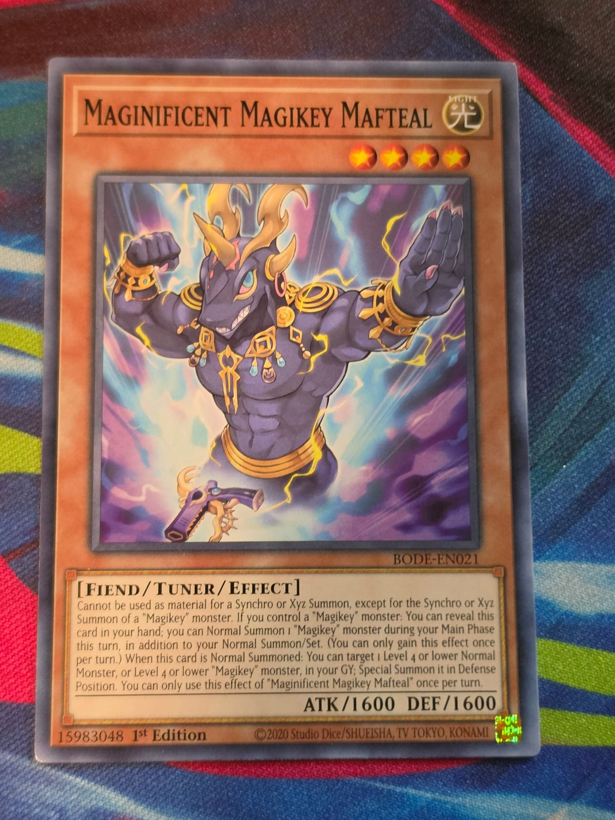 Maginificent Magikey Mafteal Common Burst of Destiny BODE-EN021 LP