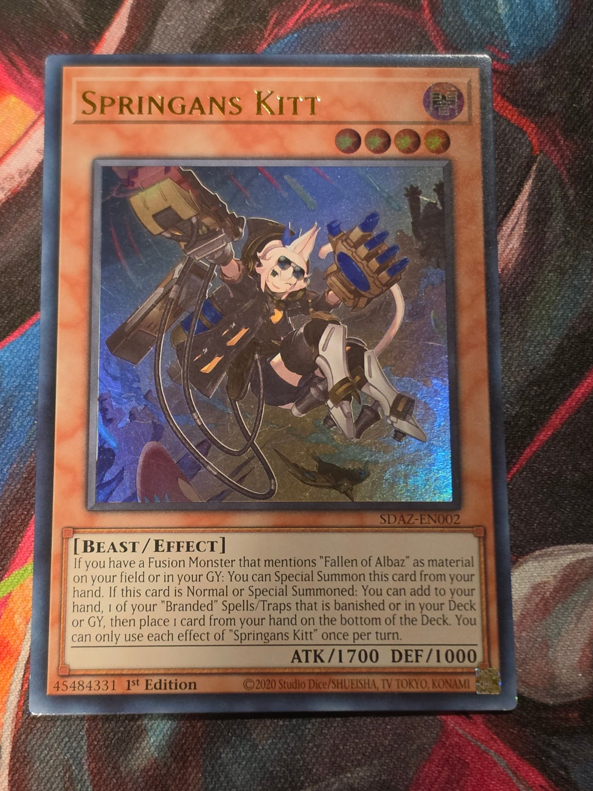Springans Kitt Ultra Rare Structure Deck: Albaz Strike SDAZ-EN002 LP