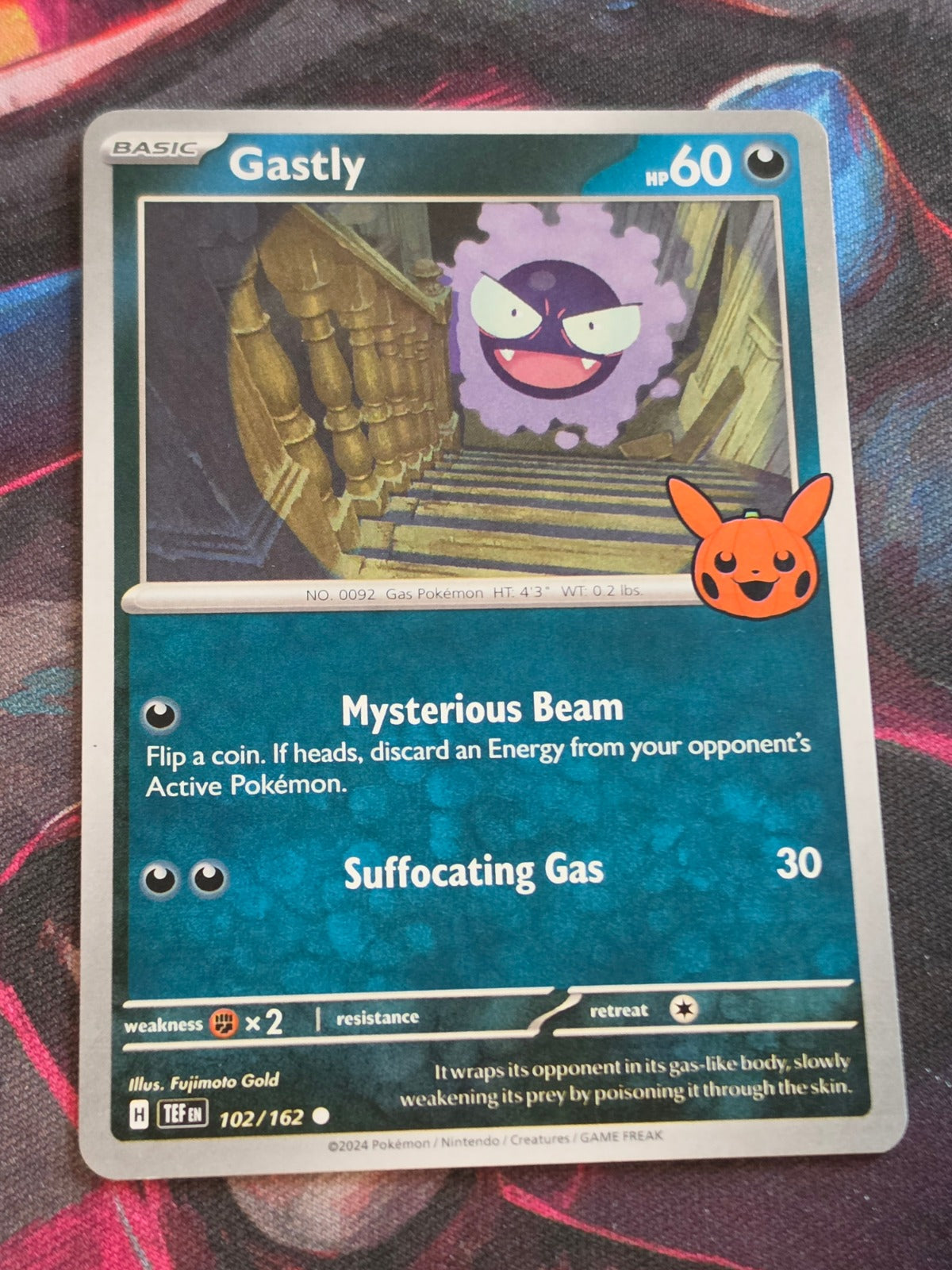 Gastly - 102/162 - Trick or Trade BOOster Bundle 2024 - Common - NM - Pokemon