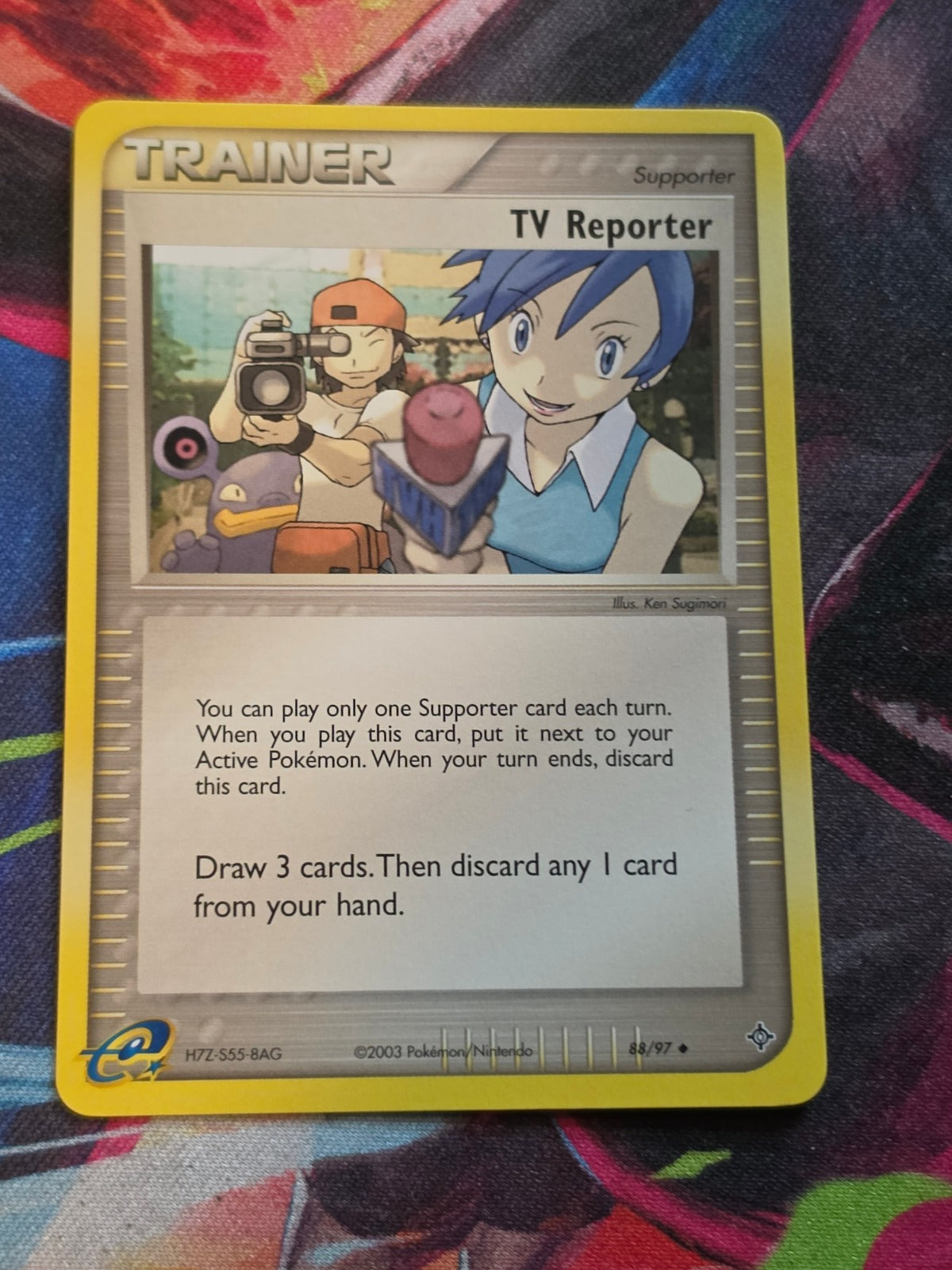 TV Reporter - 88/97 - EX Dragon - Uncommon - LP - Pokemon
