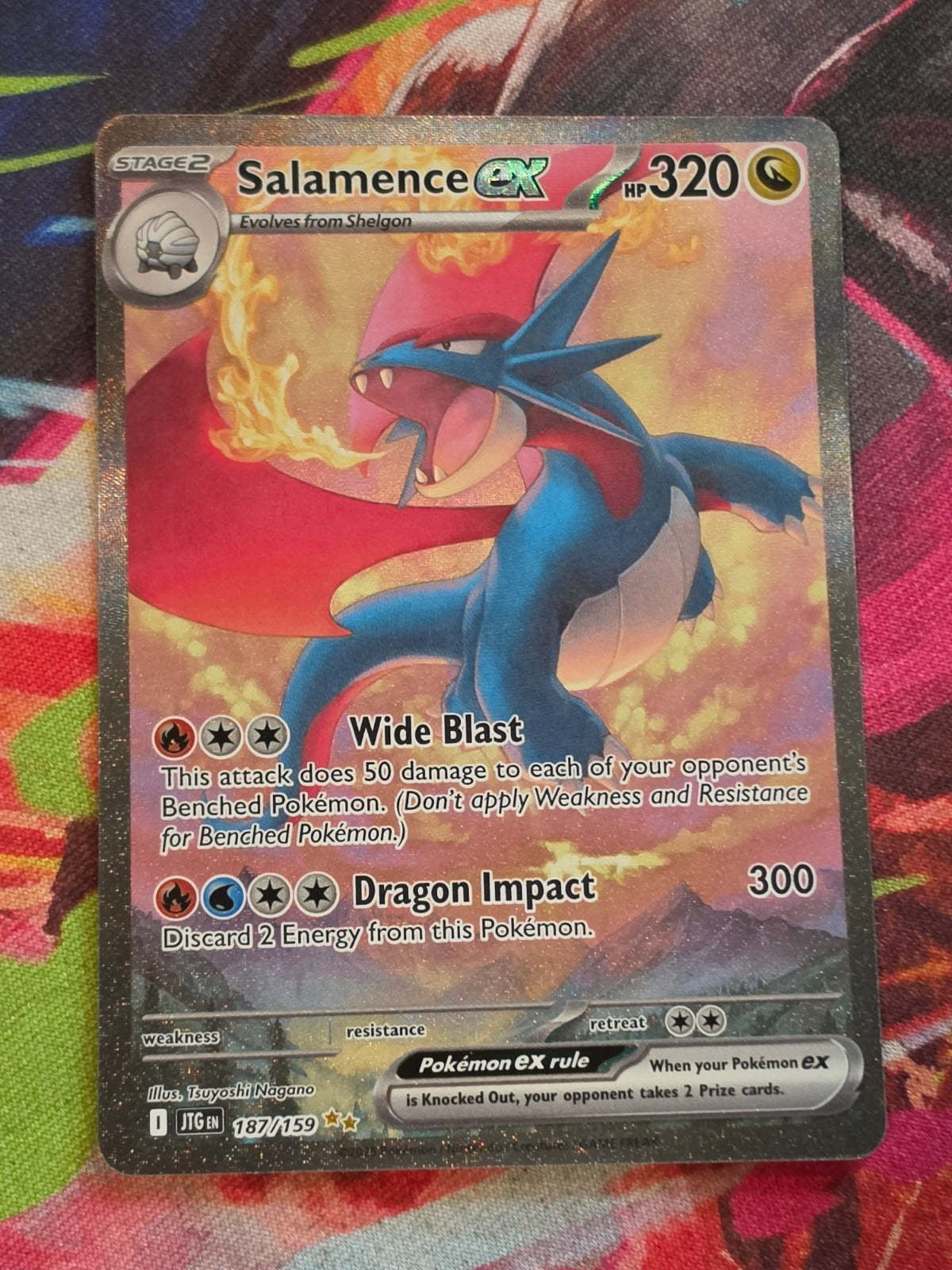 Salamence ex Special Illustration Rare Journey Together 187/159 NM Pokemon