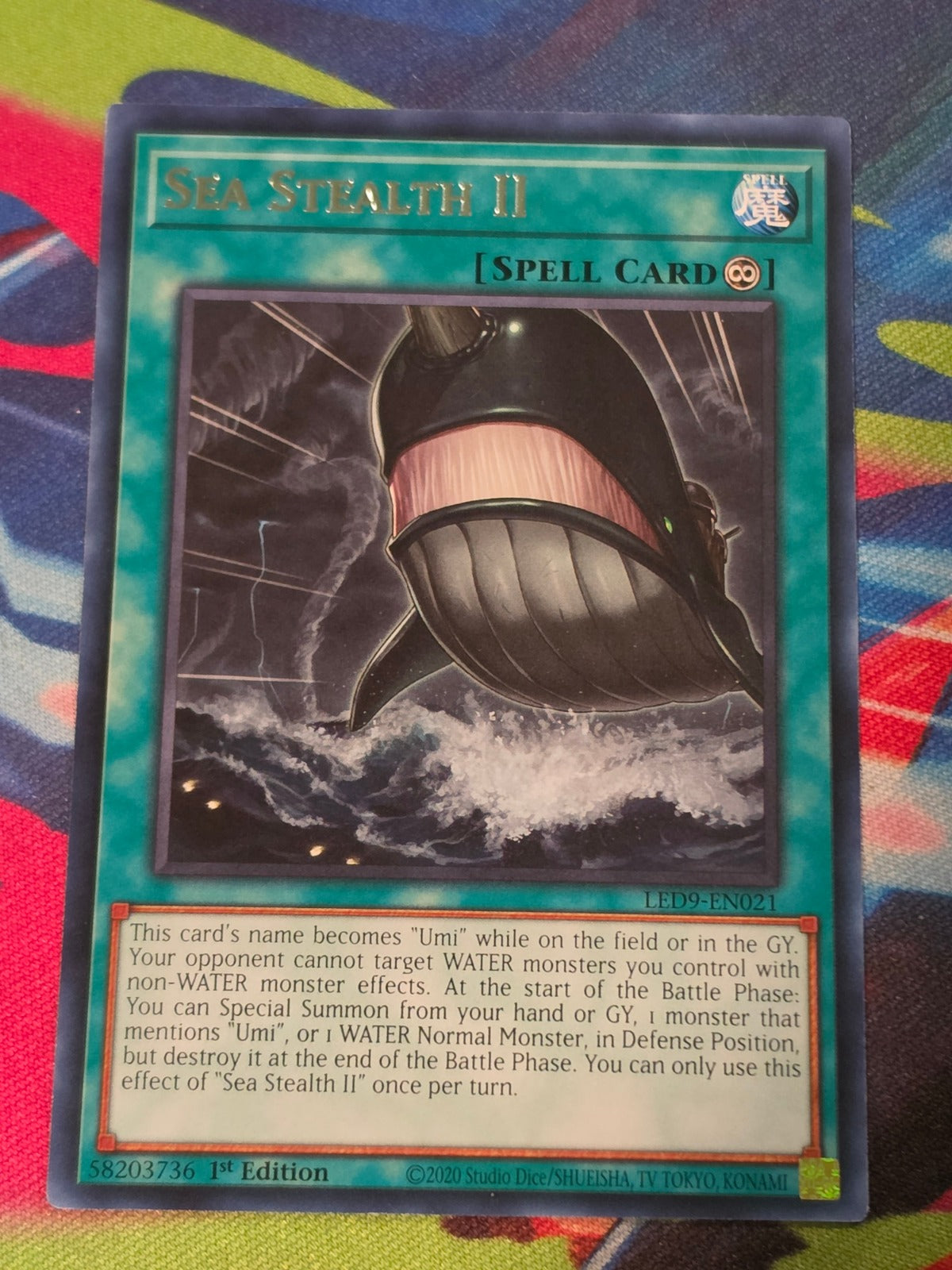 Sea Stealth II Rare Legendary Duelists: Duels From the Deep LED9-EN021 LP