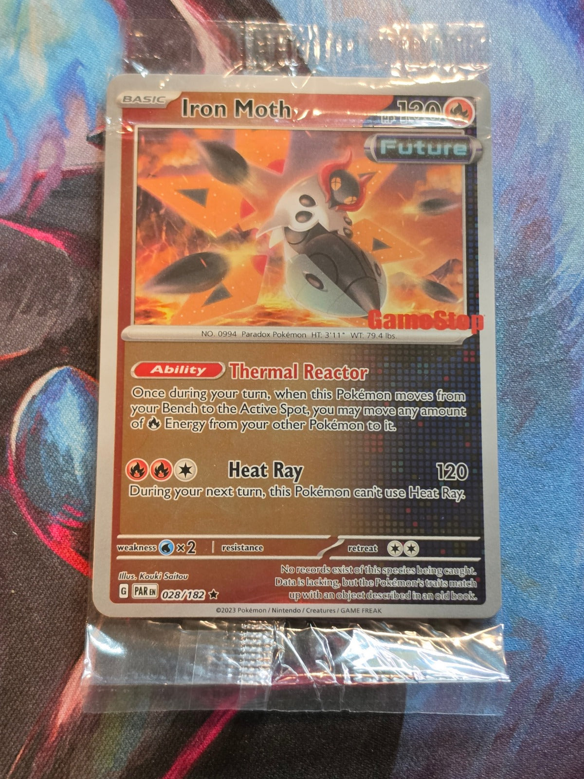 Iron Moth (Gamestop Promo) Promo Miscellaneous Cards & Products 028/182 NM SEALED Pokemon