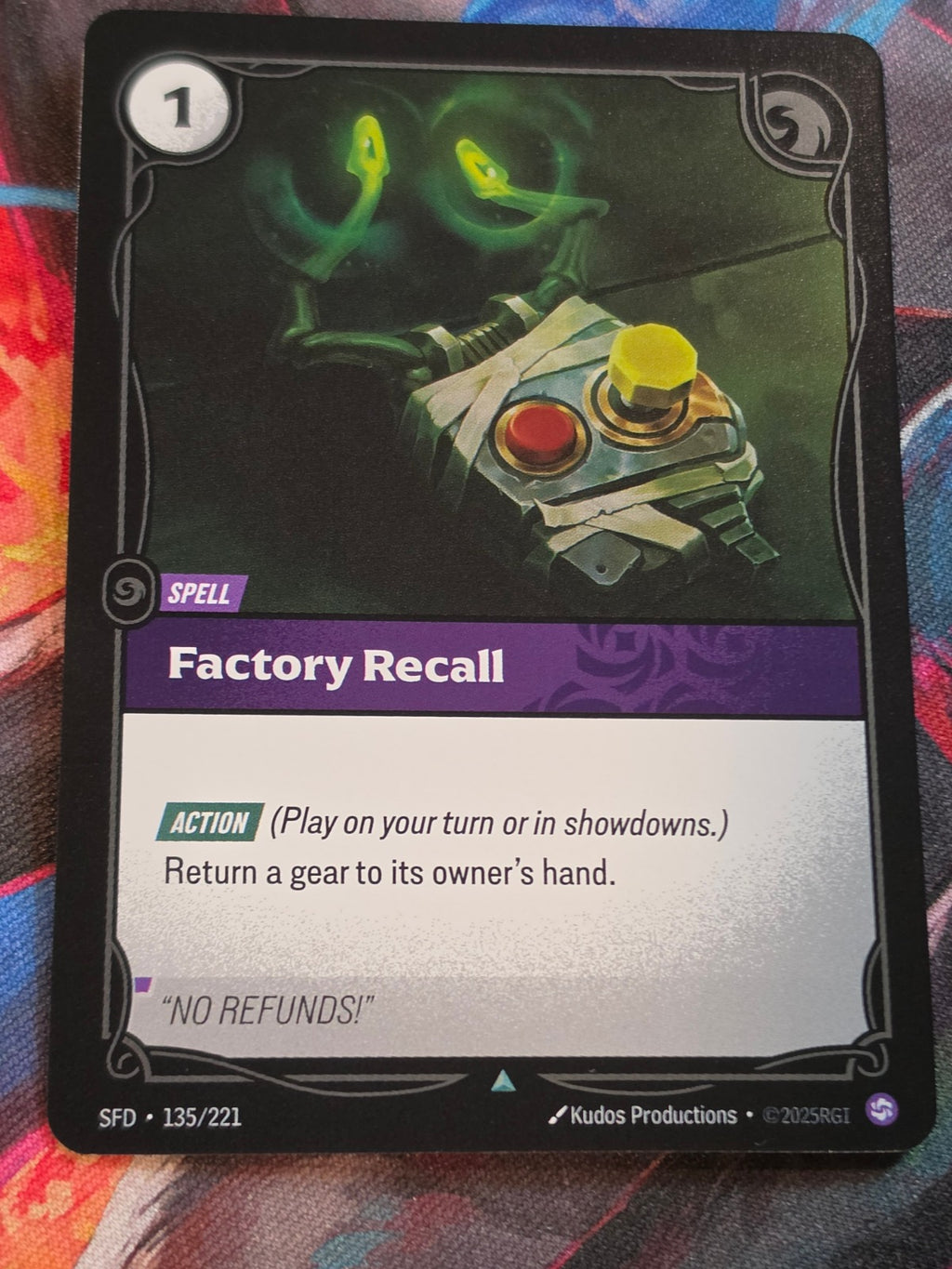 Factory Recall - 135/221 - Spiritforged - Uncommon - NM