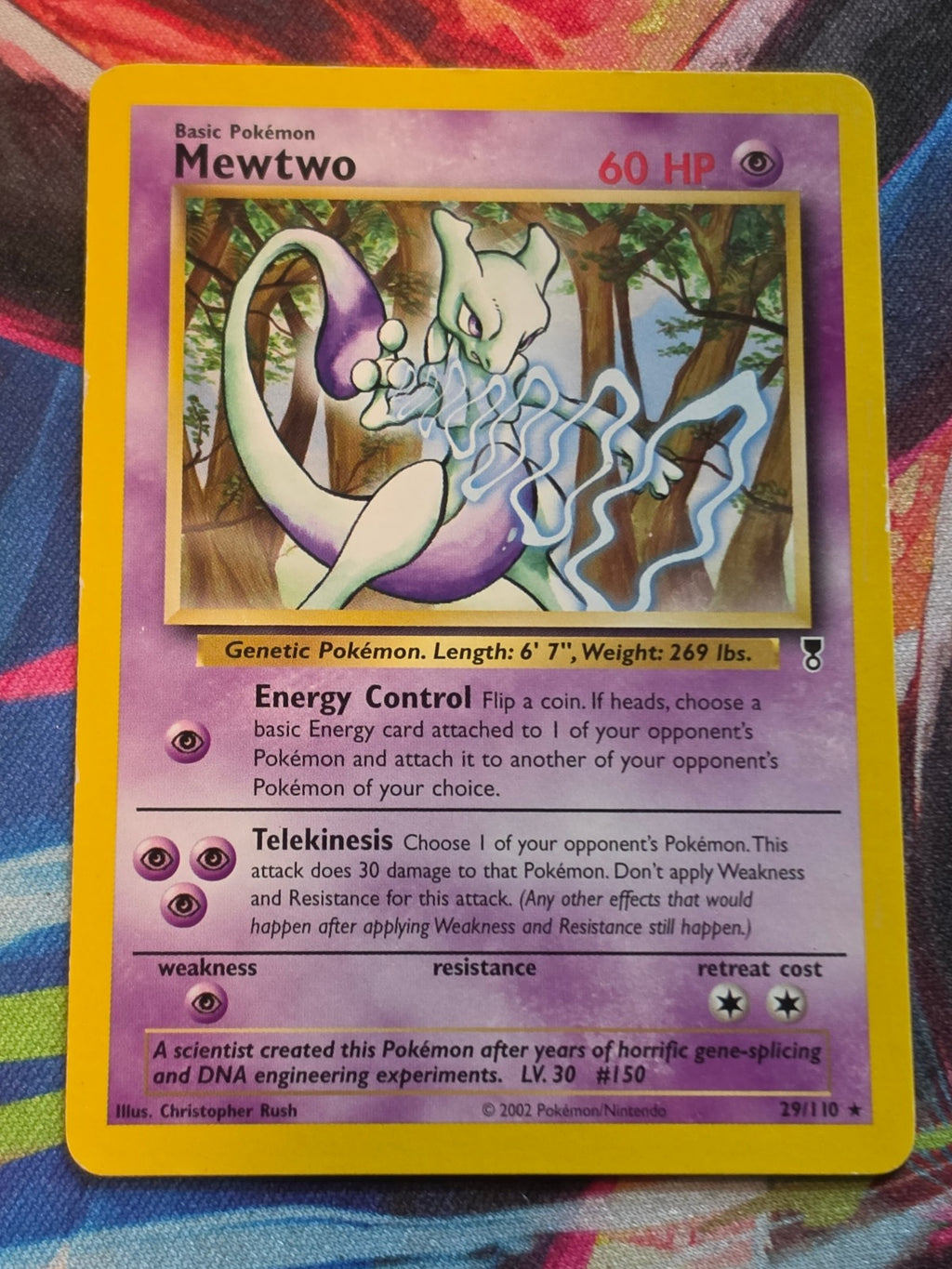 Mewtwo Rare Legendary Collection 029/110 LP Pokemon
