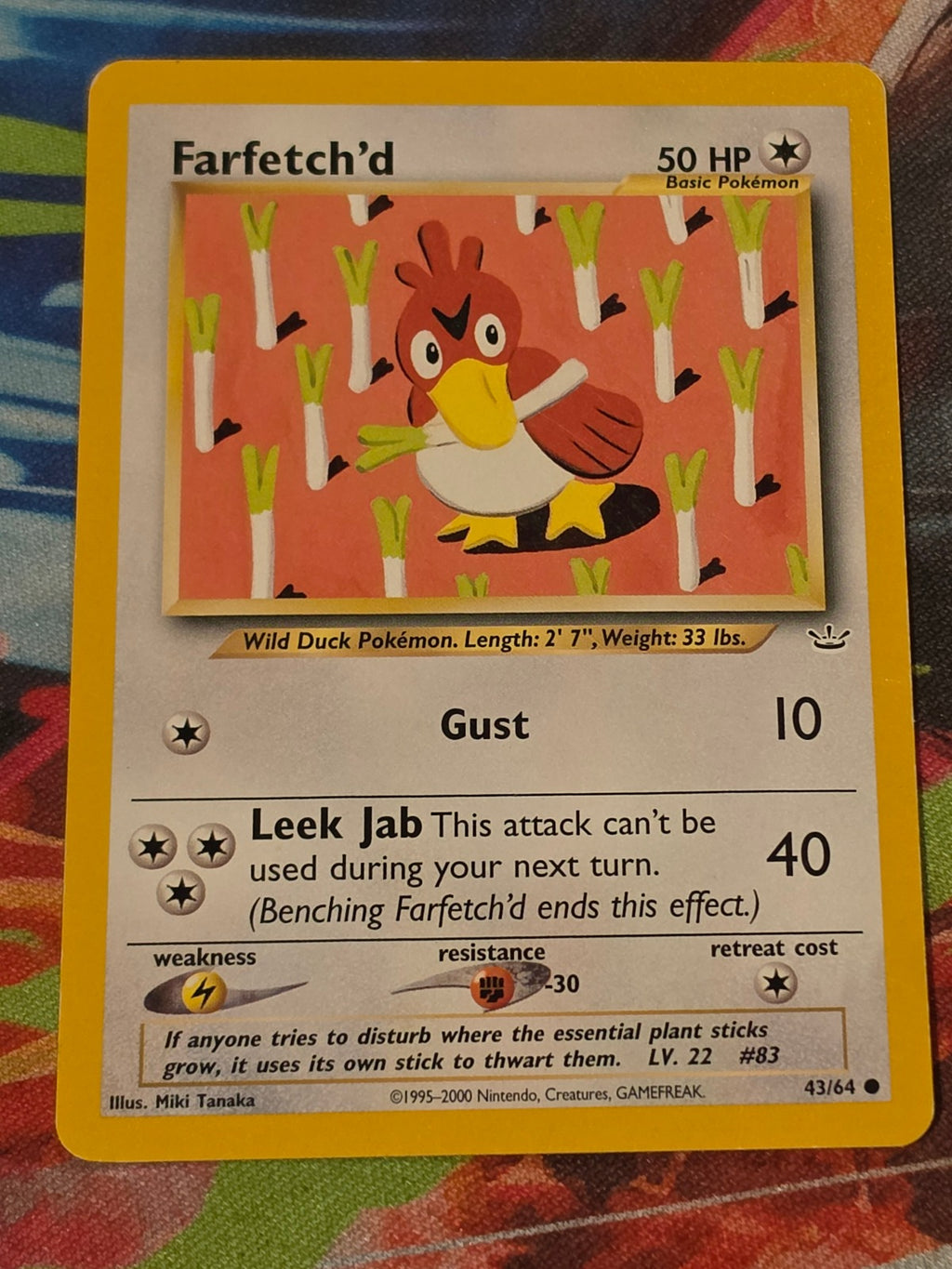 Farfetch'd - 43/64 - Neo Revelation - Common - Unlimited - HP Pokemon