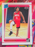 Jalen Green 2021-22 Panini Donruss Rated Rookie Yellow Flood #209 NM Basketball