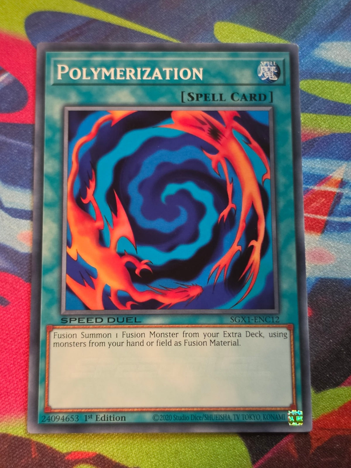 Polymerization (C) Common Speed Duel GX: Duel Academy Box SGX1-ENC12 1st Edition LP Yu-Gi-Oh!
