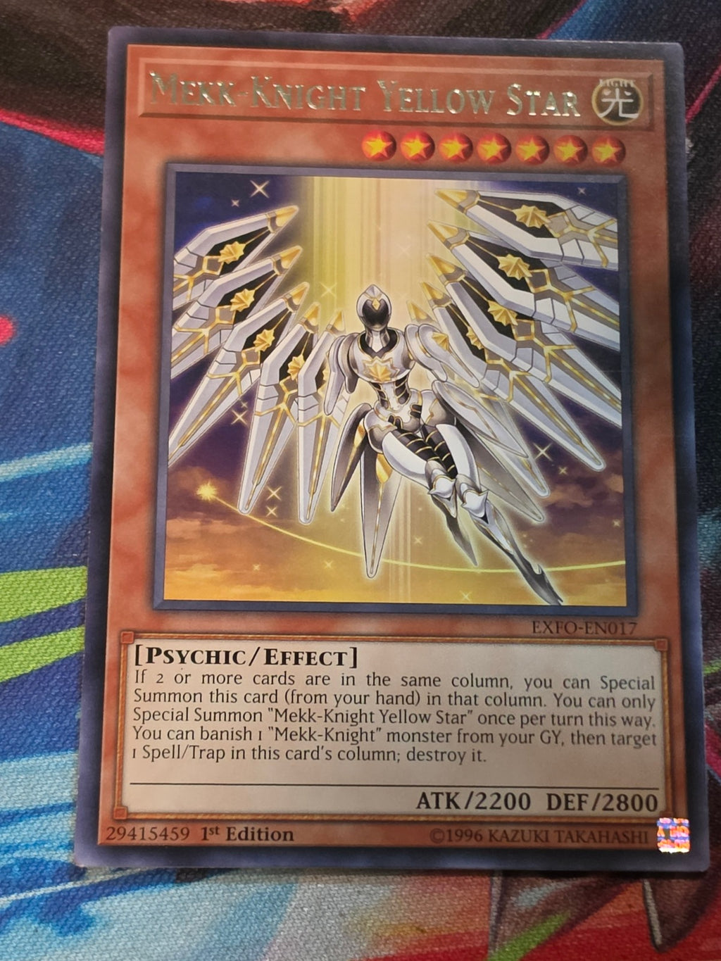 Mekk-Knight Yellow Star Rare Extreme Force EXFO-EN017 LP