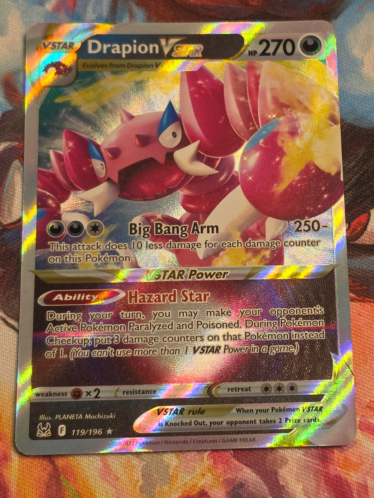 Drapion VSTAR Ultra Rare SWSH11: Lost Origin 119/196 NM Pokemon