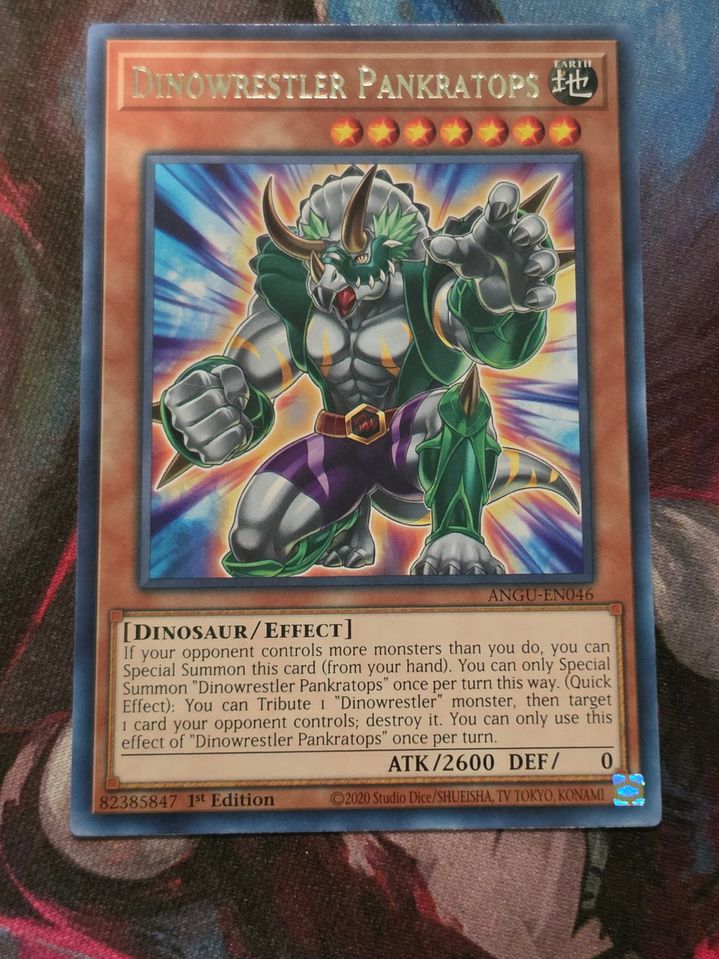 Dinowrestler Pankratops Rare Ancient Guardians ANGU-EN046 LP