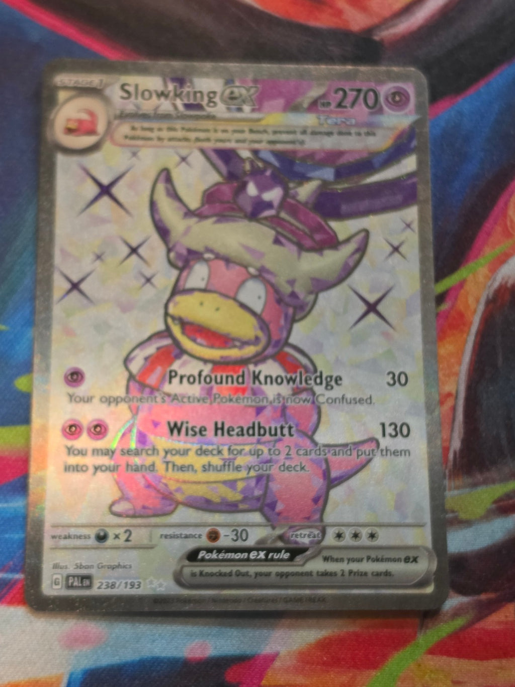 Slowking ex Ultra Rare SV02: Paldea Evolved 238/193 NM Pokemon