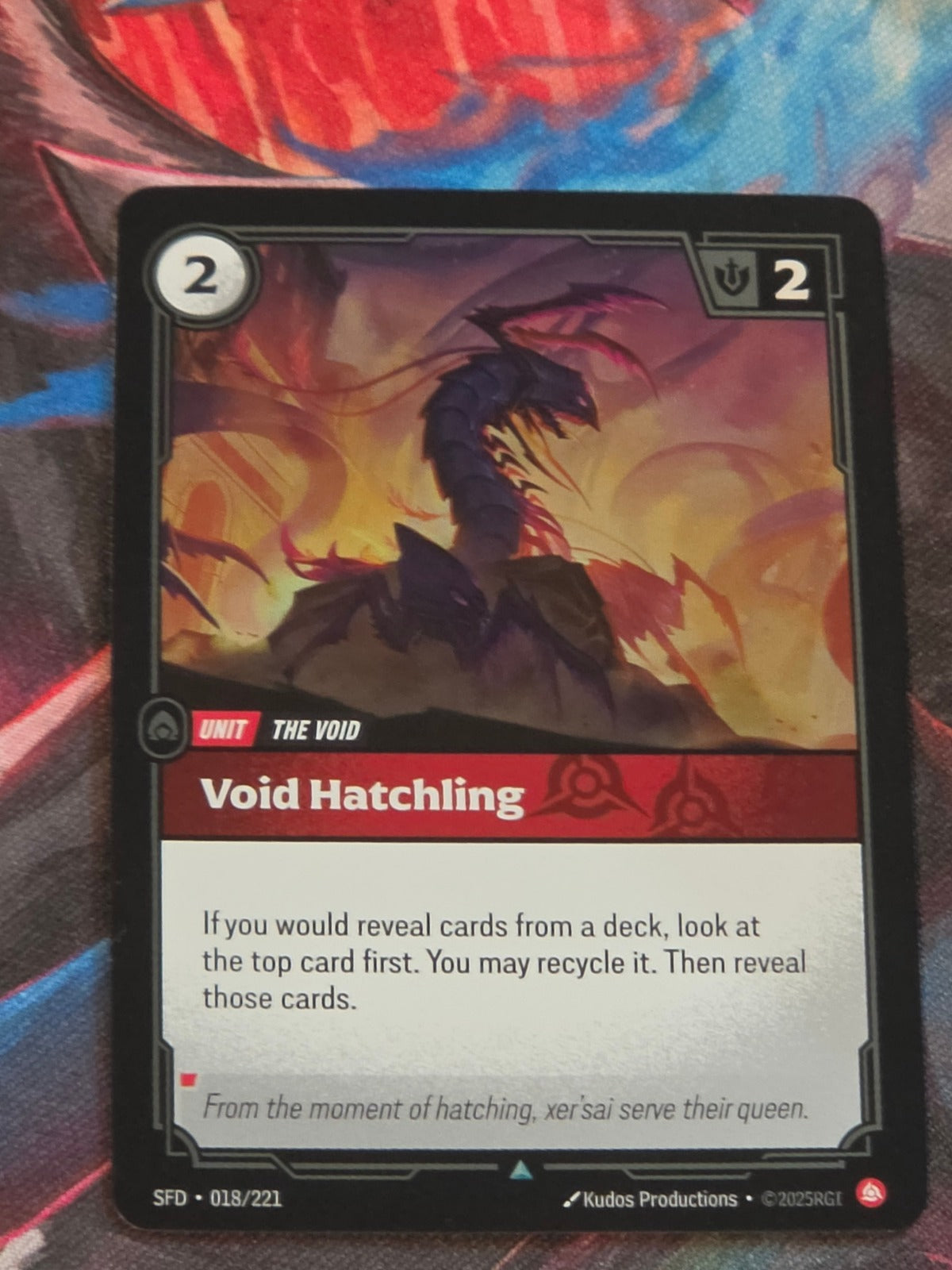 Void Hatchling - 018/221 - Spiritforged - Uncommon - NM