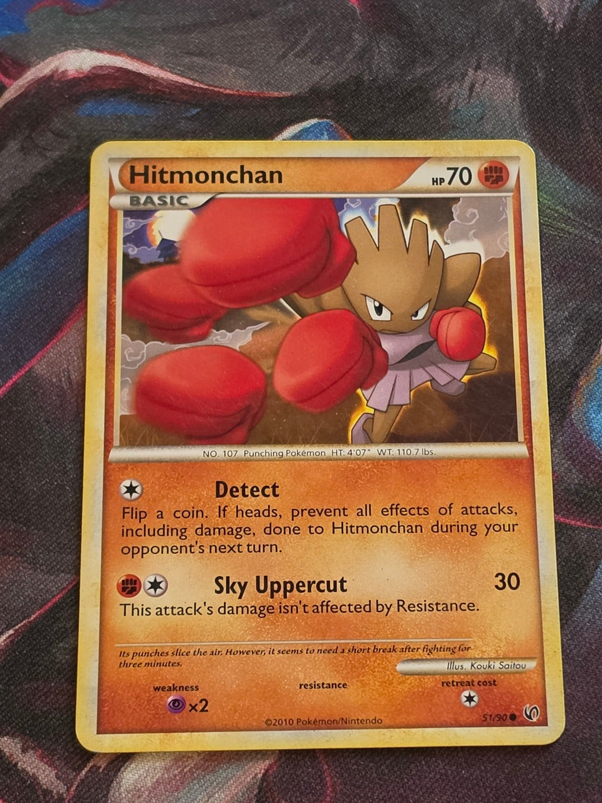 Hitmonchan - 51/90 - Undaunted - Common - MP - Pokemon